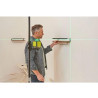 NIVEL LASER 2 LINEAS VERDES DE 360º Y BARRA TELESCOPICA ALCANCE 25 M RYOBI